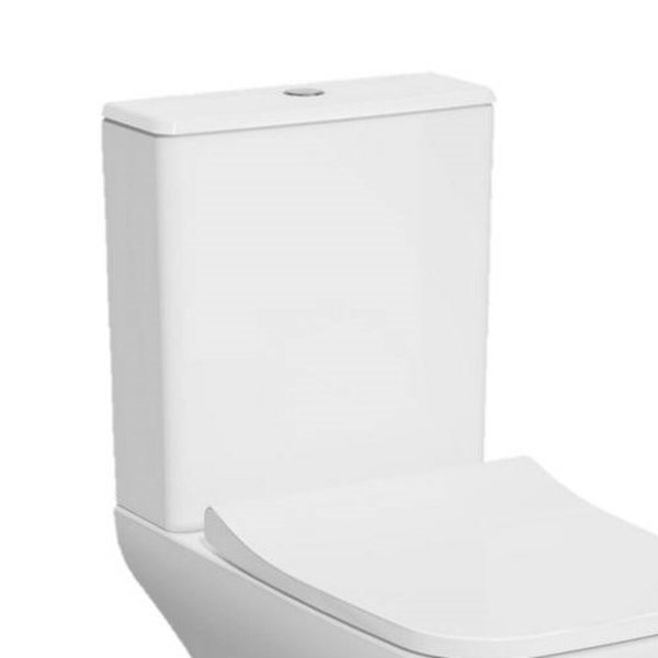 Belfry Bathroom KVit Eklipse Square Open Back Rimless Close Coupled